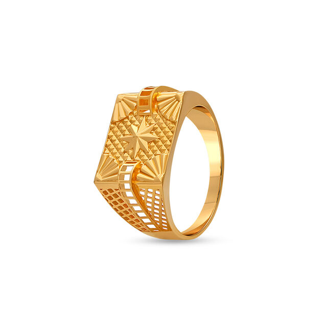 Tanishq 22 Karat Gold Finger Ring for Men