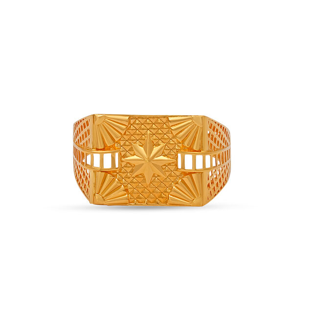 Tanishq 22 Karat Gold Finger Ring for Men