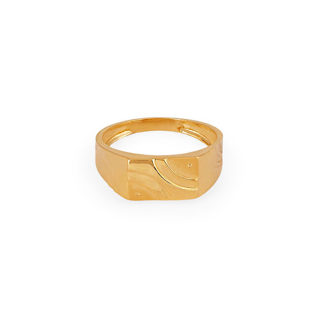 Bold Impressions Gold Finger Ring for Men 