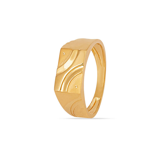 Bold Impressions Gold Finger Ring for Men 2