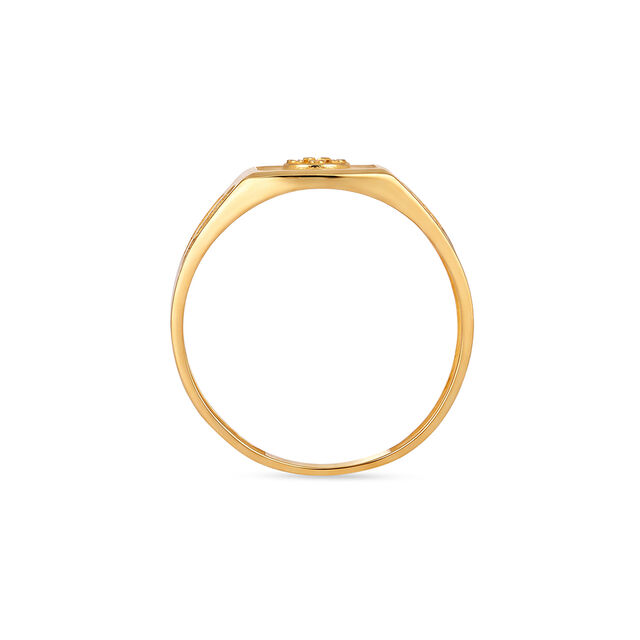 Sunburst Glory Gold Finger Ring for Men 5