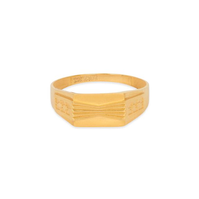 Tanishq 22KT Gold Finger Ring for Men 