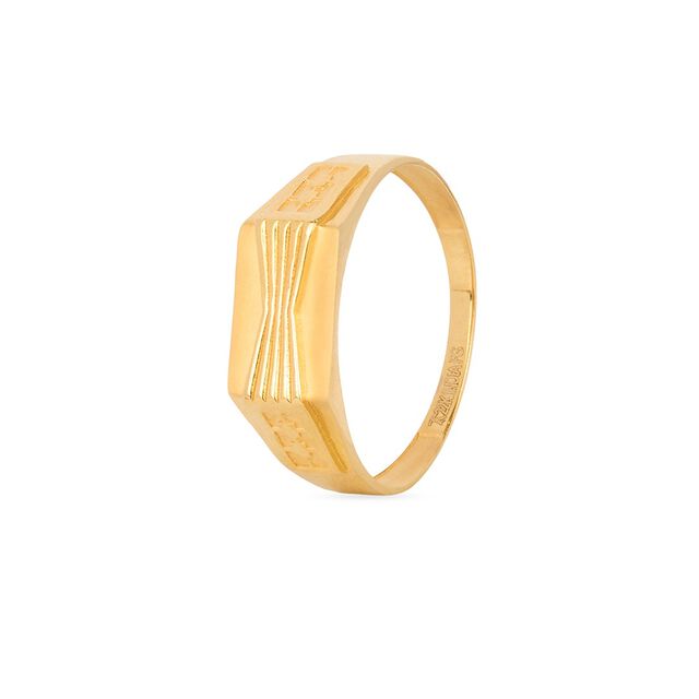 Tanishq 22KT Gold Finger Ring for Men 2