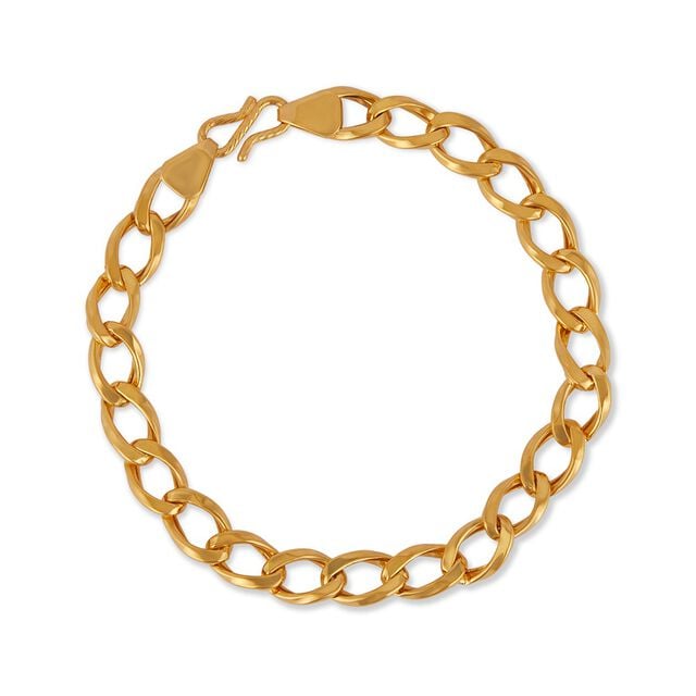 Classic Chain Gold Bracelet for Men 4