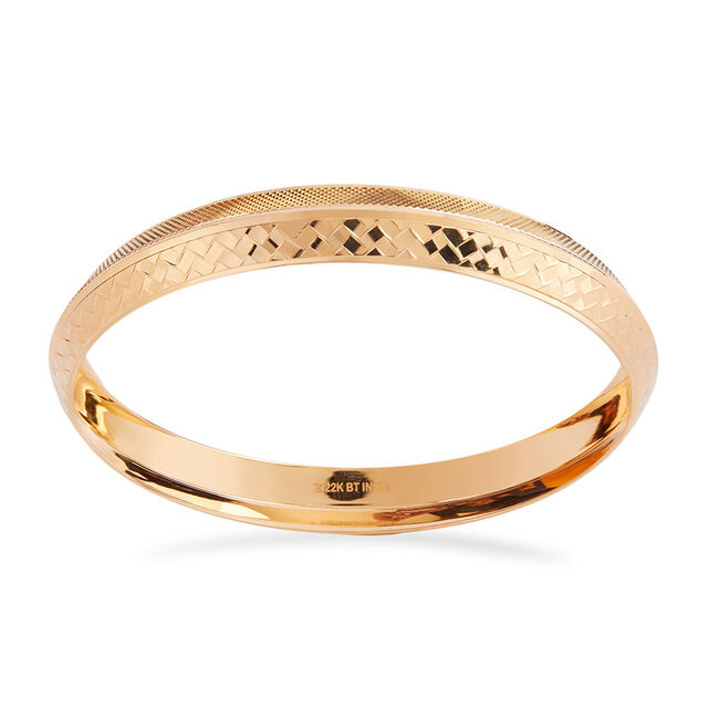 Tanishq 22KT Gold Kada for Men 4