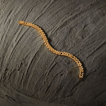 Tanishq The Lustrously Linked Gold 22KT Bracelet