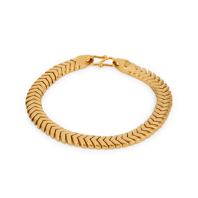 Arrow Link Gold Bracelet for Men 