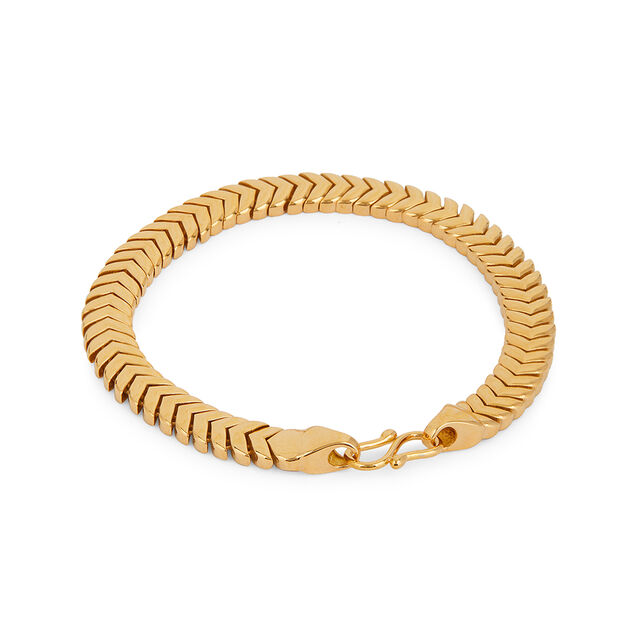 Arrow Link Gold Bracelet for Men 2