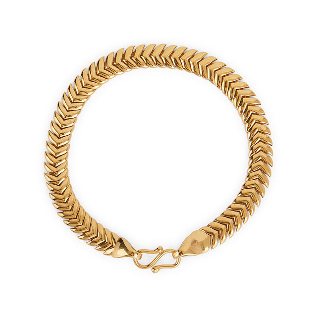 Arrow Link Gold Bracelet for Men 3