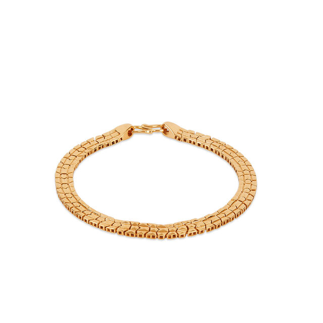 Bold Woven Gold Bracelet for Men 