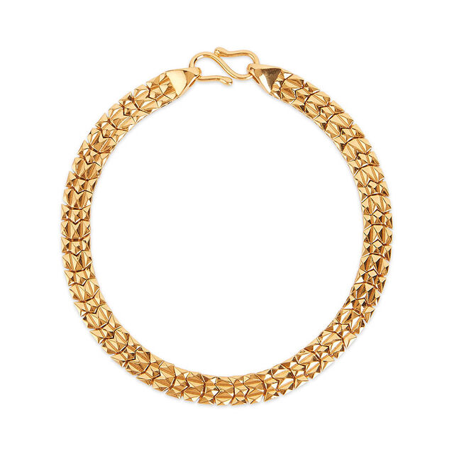 Bold Woven Gold Bracelet for Men 3