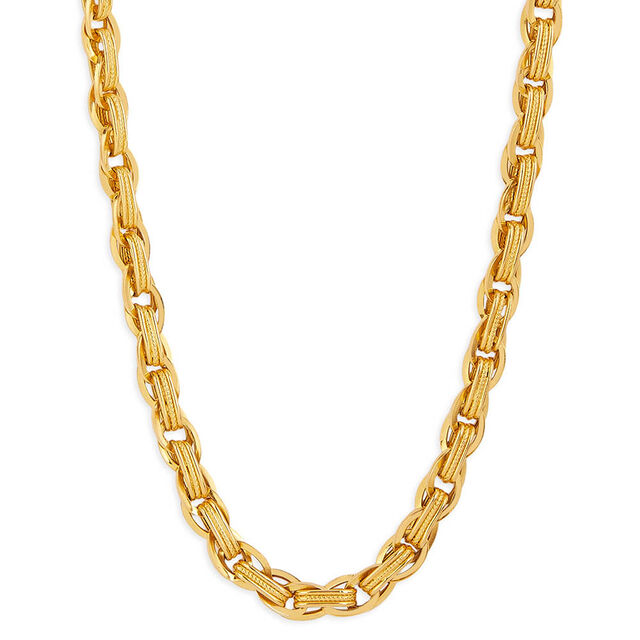 Tanishq 22KT Gold Chain for Men 2