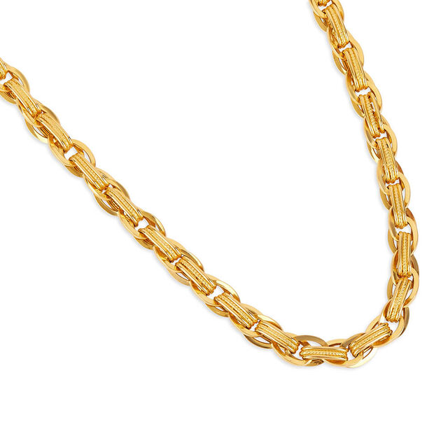 Tanishq 22KT Gold Chain for Men 3