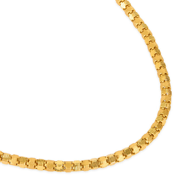 Tanishq 22KT Gold Chain for Men 3