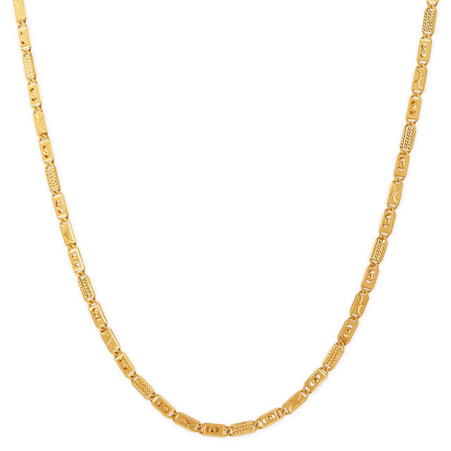 Tanishq 22KT Gold Chain for Men 