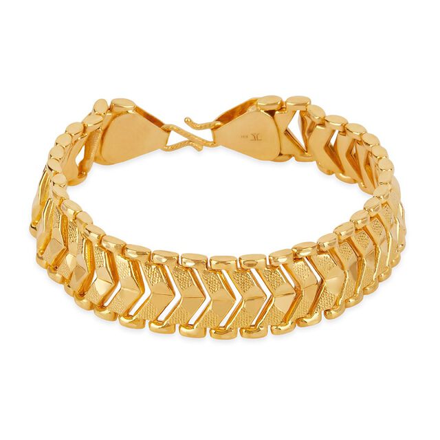 Tanishq 22KT Gold Bracelet for Men 