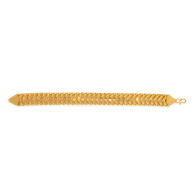 Tanishq 22KT Gold Bracelet for Men 4