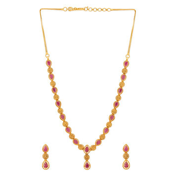Tanishq 22KT Gold Necklace Set for Women