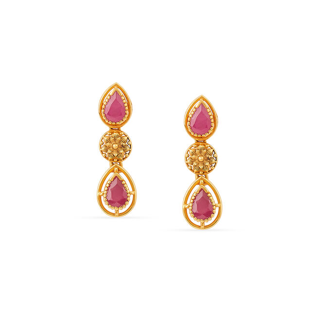 Tanishq 22KT Gold Necklace Set for Women 3