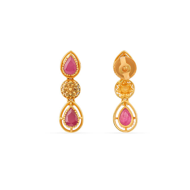 Tanishq 22KT Gold Necklace Set for Women 4
