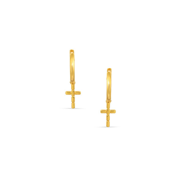 Tanishq 22KT Gold Earrings 