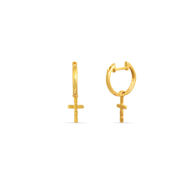 Tanishq 22KT Gold Earrings 3