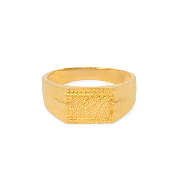 Tanishq 22KT Gold Finger Ring for Men 