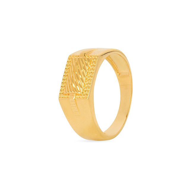 Tanishq 22KT Gold Finger Ring for Men 2