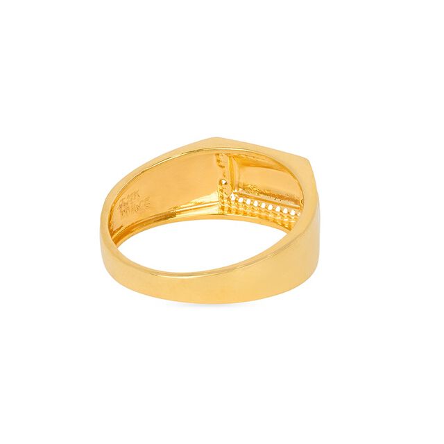 Tanishq 22KT Gold Finger Ring for Men 4