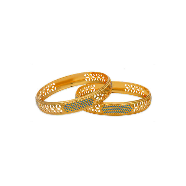 Tanishq 22 Karat Gold Bangle for Women