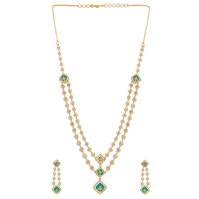 Tanishq 22KT Gold Necklace Set for Women 