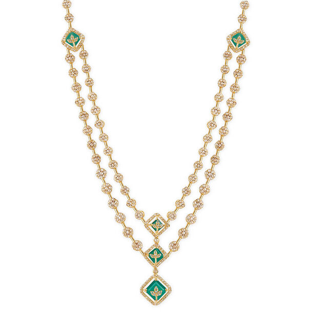 Tanishq 22KT Gold Necklace Set for Women 2