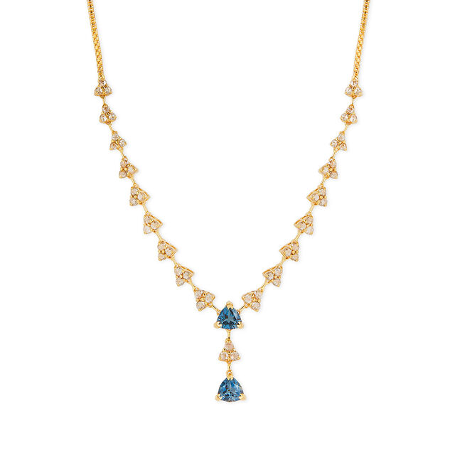 Tanishq 22KT Gold Necklace Set for Women 2