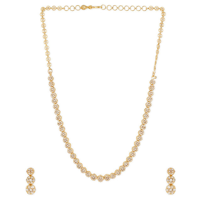 Tanishq 22KT Gold Necklace Set for Women 