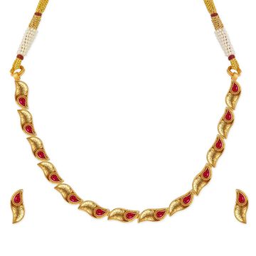 Tanishq 22KT Gold Necklace Set
