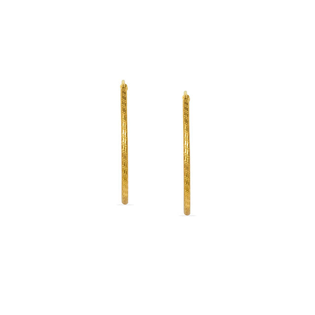 Tanishq 22KT Gold Hoop Earrings for Women 