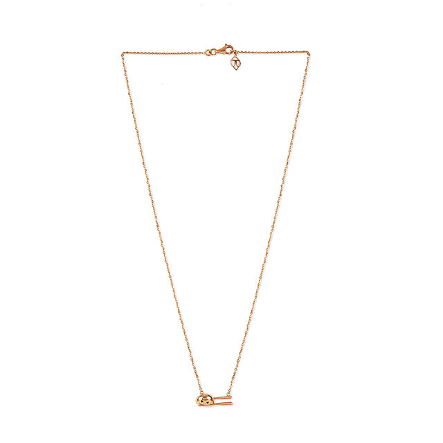 Tanishq 22KT Gold Pendant with Chain 