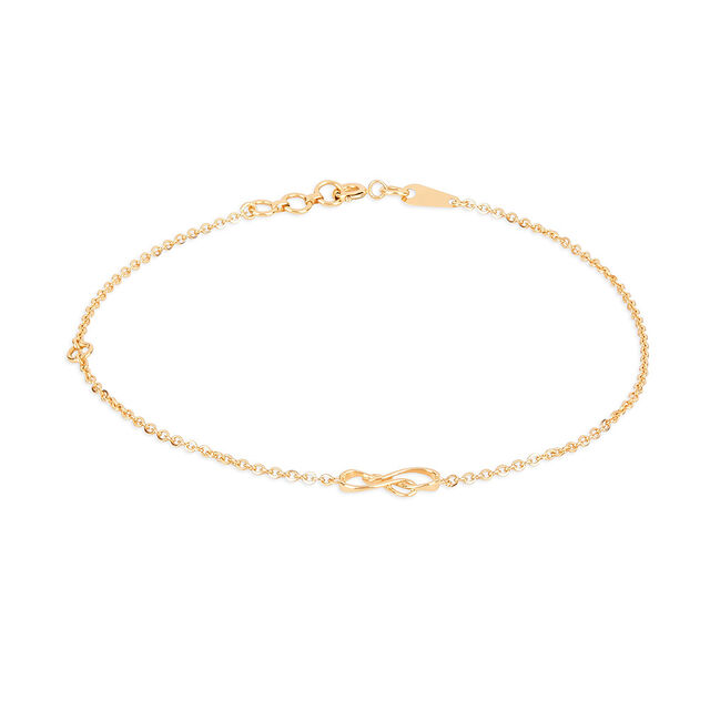 Tanishq 22KT Gold Lucky 88 Anklet 
