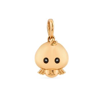 Tanishq 22KT Gold Wide-Eyed Bird Pendant