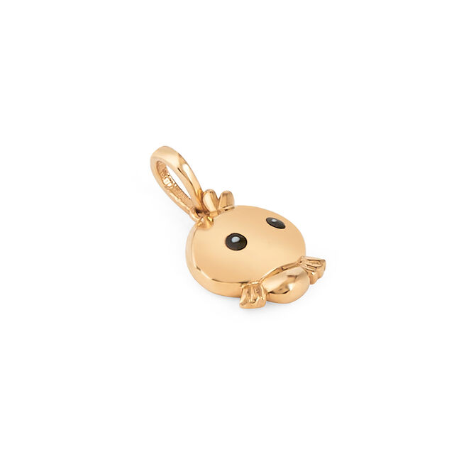 Tanishq 22KT Gold Wide-Eyed Bird Pendant 2