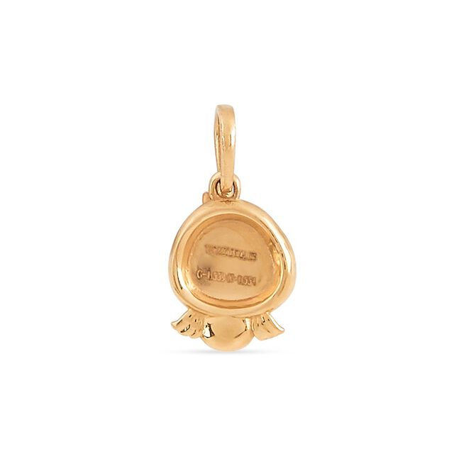 Tanishq 22KT Gold Wide-Eyed Bird Pendant 3