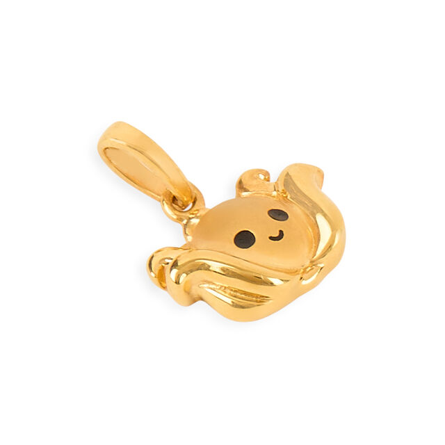 Tanishq 22KT Gold Curious Little Octopus Pendant 4