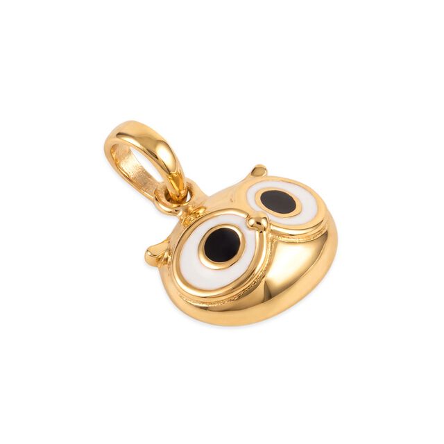 Tanishq 22KT Gold Big-Eyed Owl Pendant 4