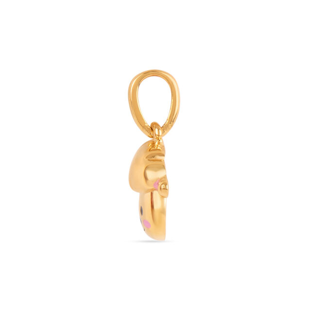 Tanishq 22KT Gold Bedtime Story Sheep Face Pendant 3