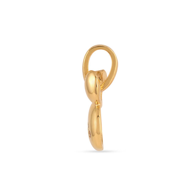 Tanishq 22KT Gold Folded Ear Bunny Face Pendant 3
