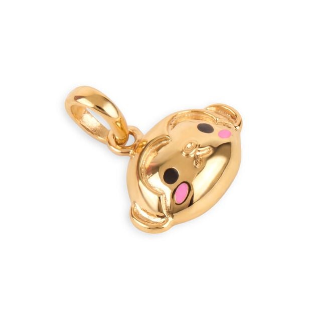 Tanishq 22KT Gold Curious Little Monkey Face Pendant 4
