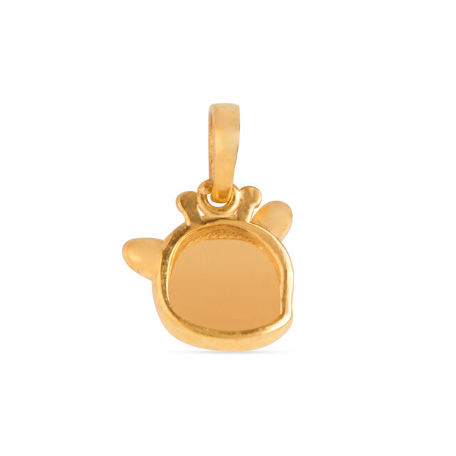 Tanishq 22KT Gold Soft-Spoken Giraffe Face Pendant 2