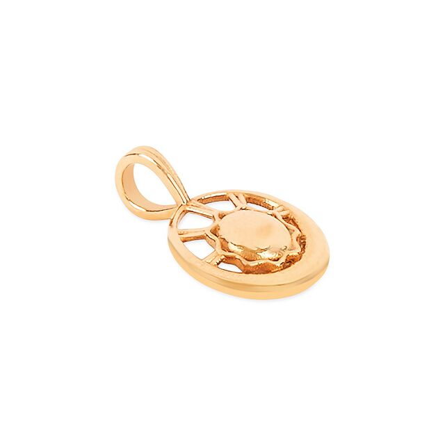 Tanishq 22KT Gold Day And Night Harmony Pendant 2