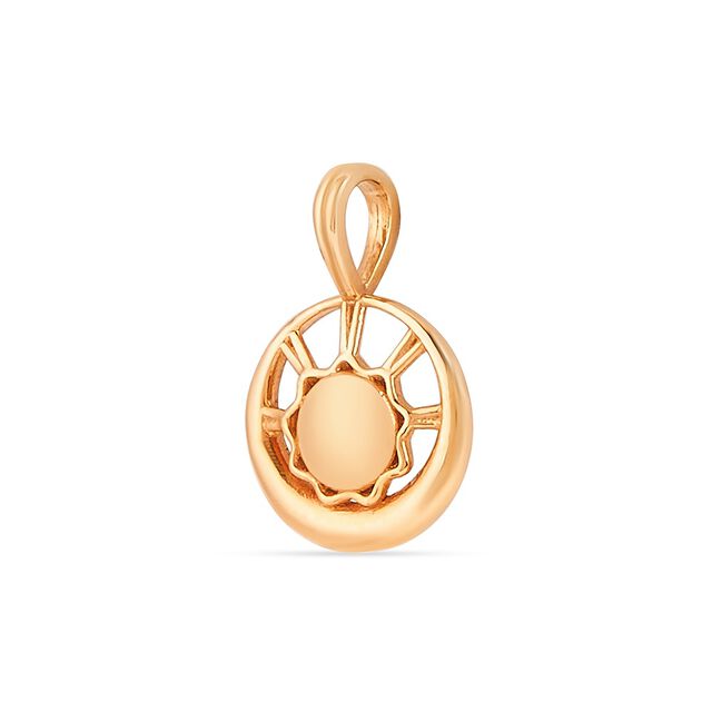 Tanishq 22KT Gold Day And Night Harmony Pendant 4