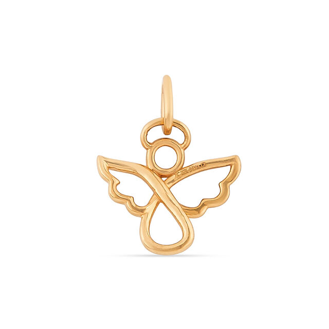 Tanishq 22KT Gold Guardian Angel Line Pendant 3